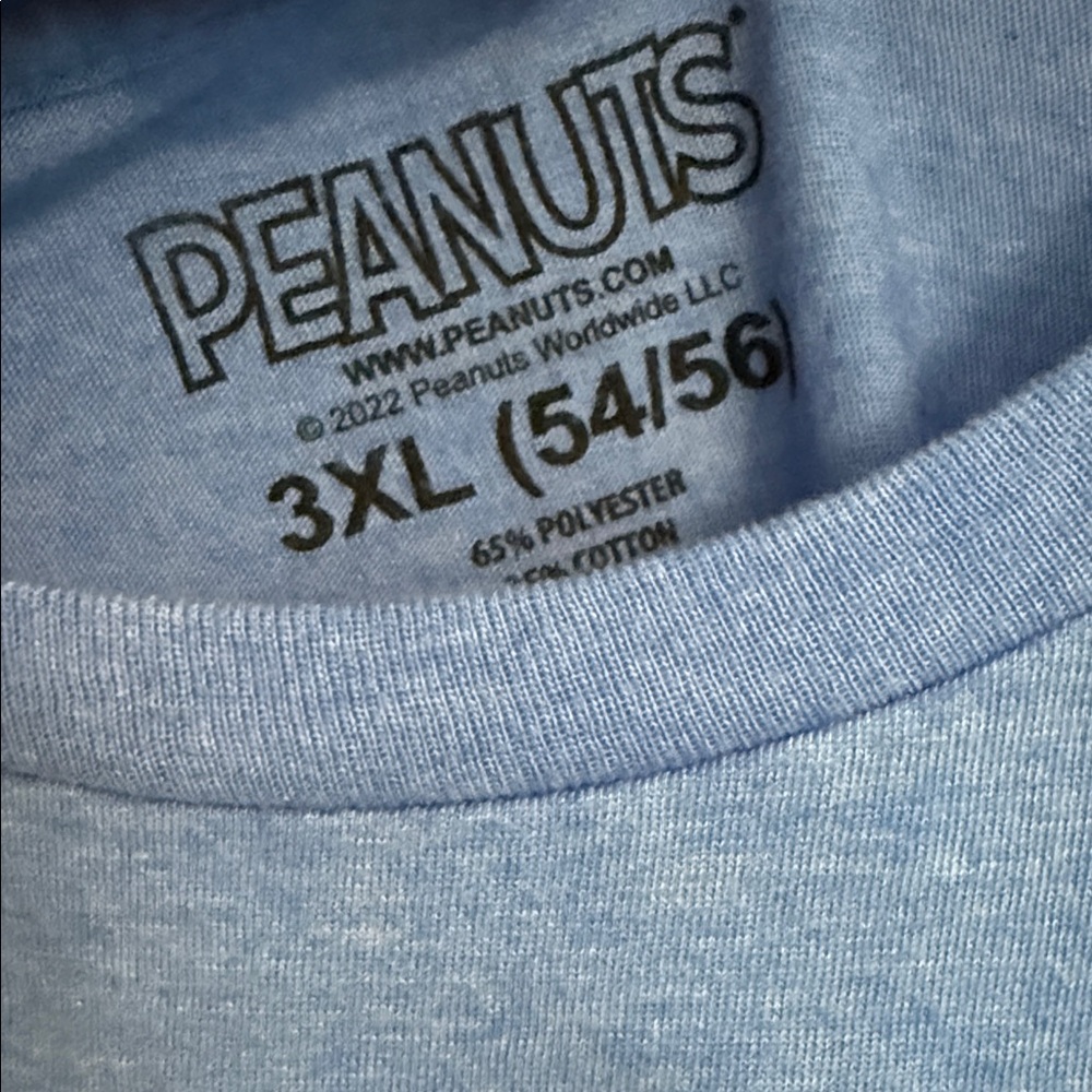 Peanuts Blue Snoopy Dog Tee - Picture 2 of 2